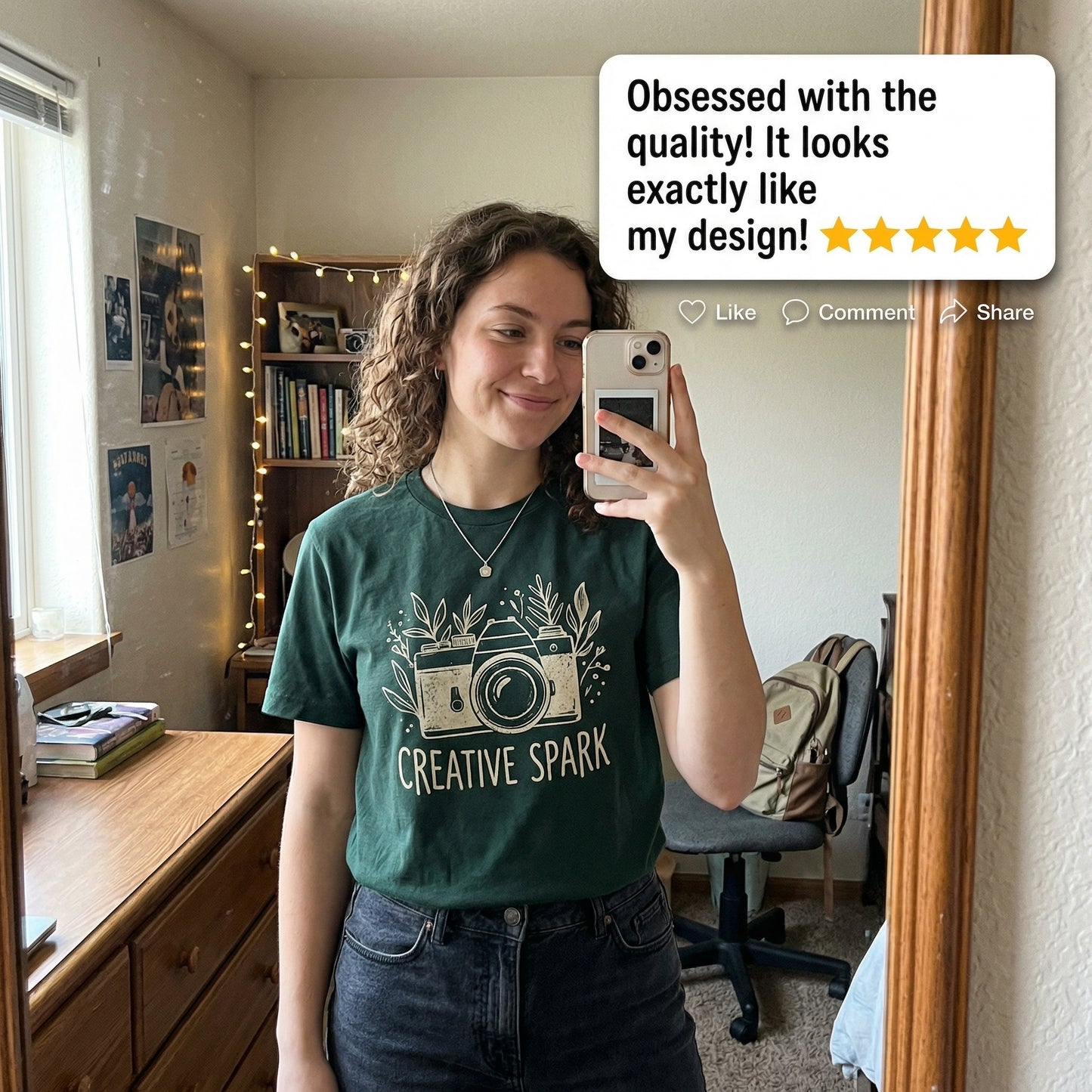 Personalized T-Shirt – Your Photo, Your Words, Your Story | Unique Gift Idea