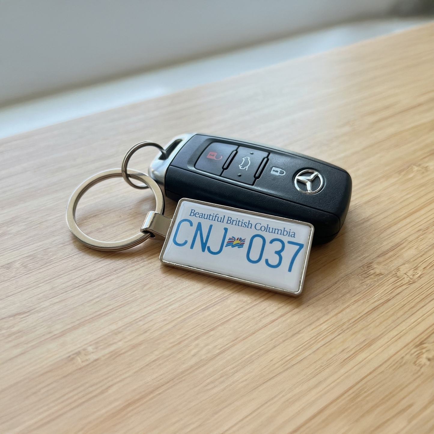 British Columbia Custom License Plate Keychain