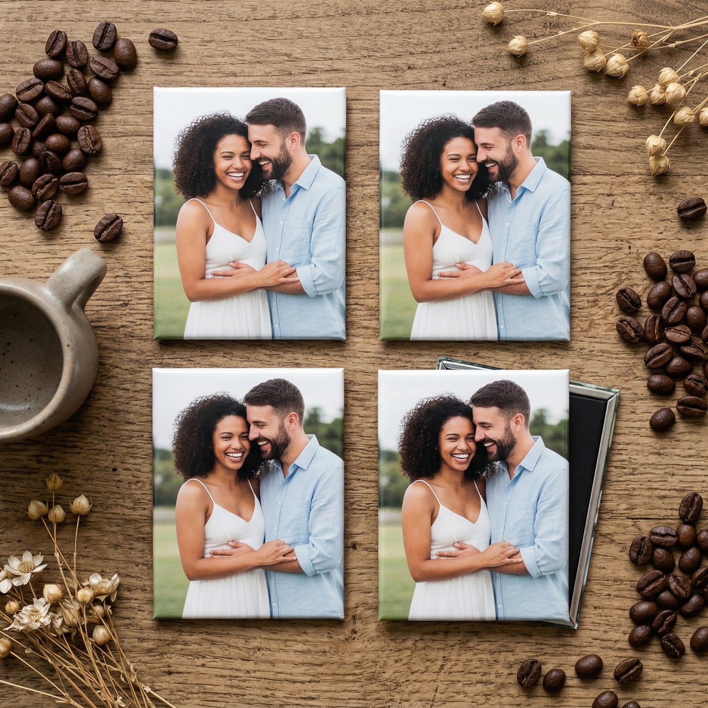 Aimant photo personnalisé – Aimant de réfrigérateur personnalisé avec votre photo