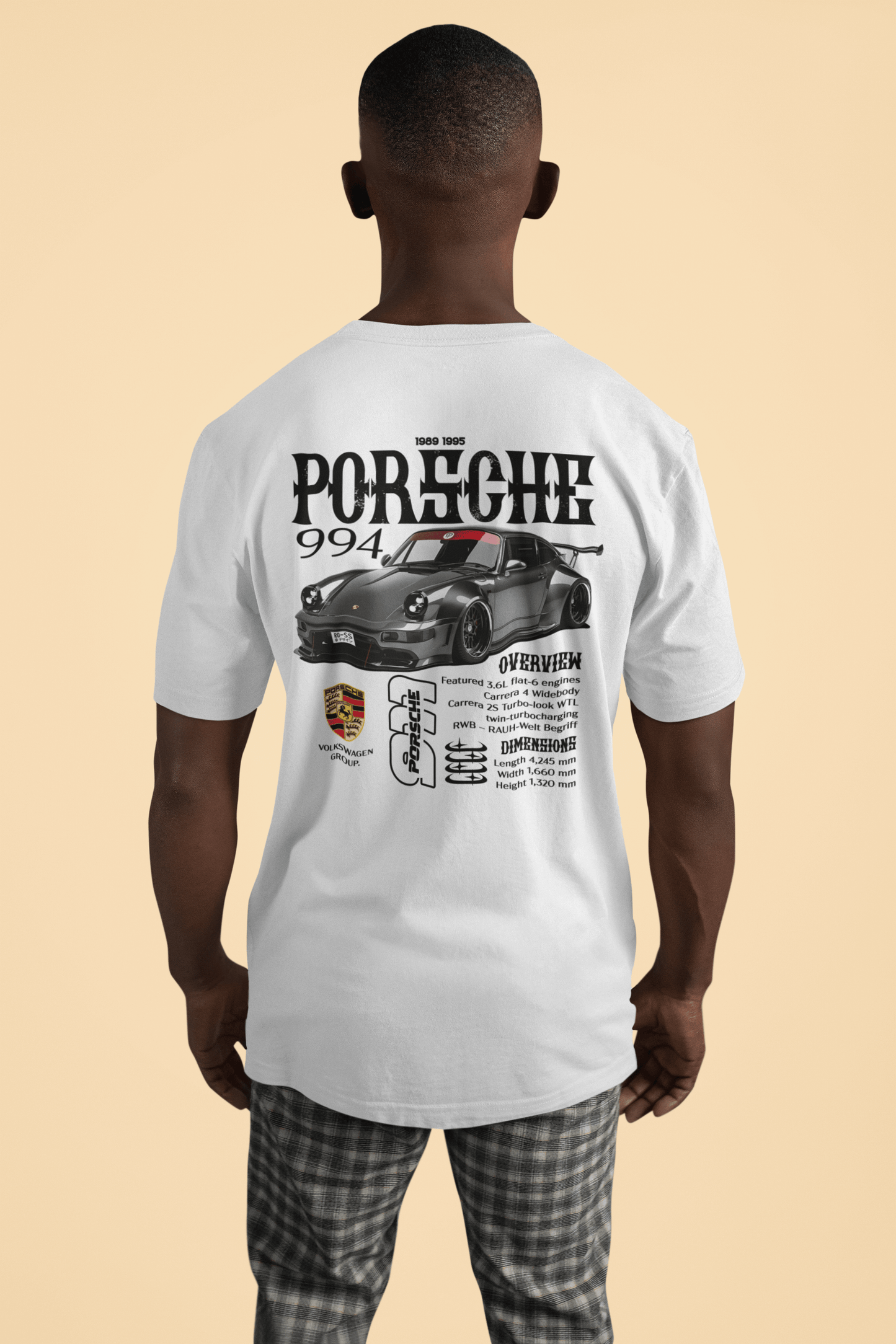 Porsche 911 RWB Widebody Graphic Tee — Classic Specs Poster