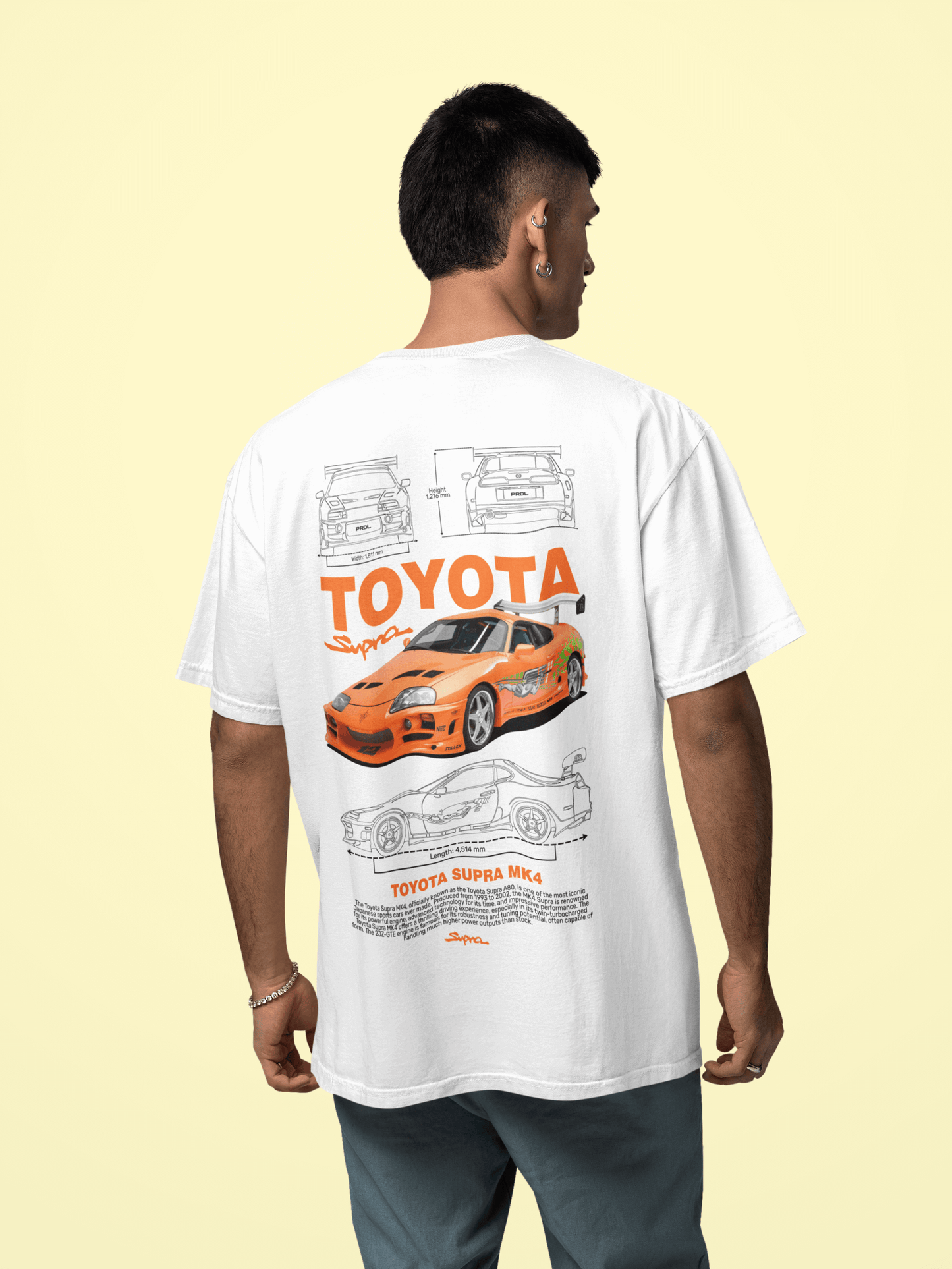 Toyota Supra MK4 Graphic T-Shirt — Fast Street Blueprint