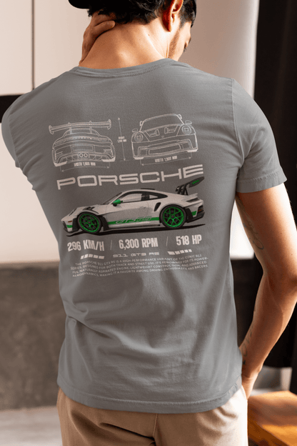 Porsche 911 GT3 RS Graphic T-Shirt — Blueprint Performance Poster