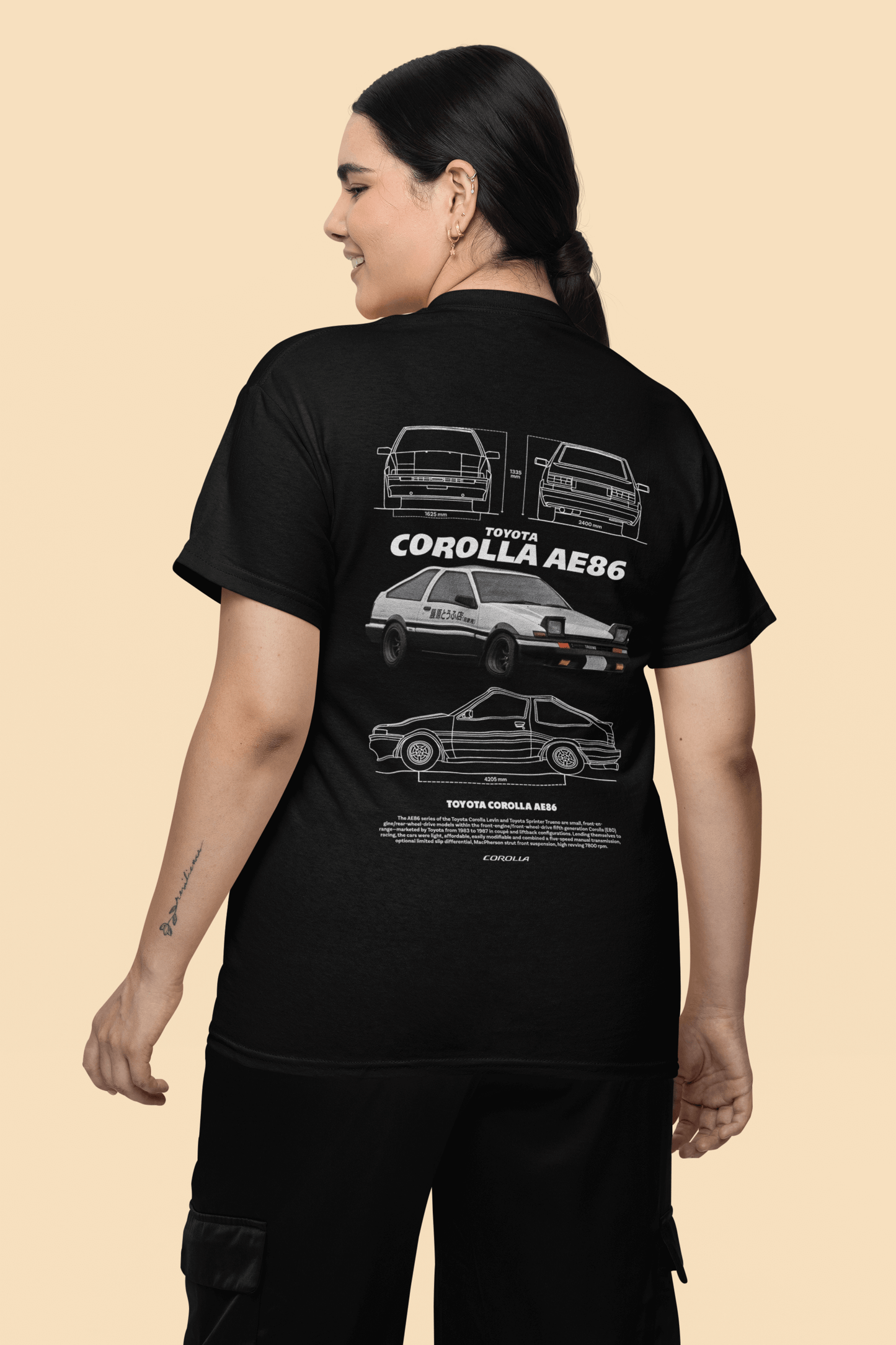 Toyota Corolla AE86 Graphic T-Shirt — Drift Blueprint