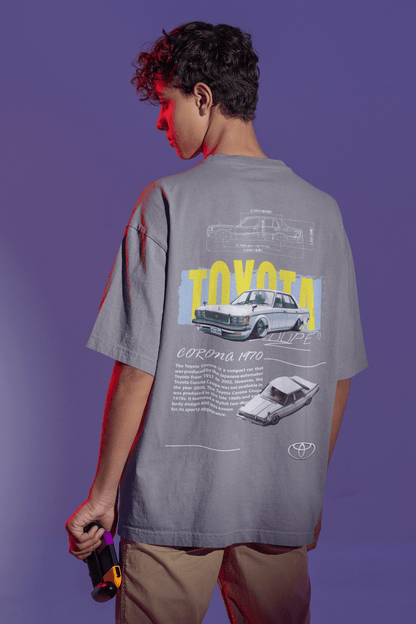 Toyota Corona 1970 Graphic T-Shirt — Blueprint Poster