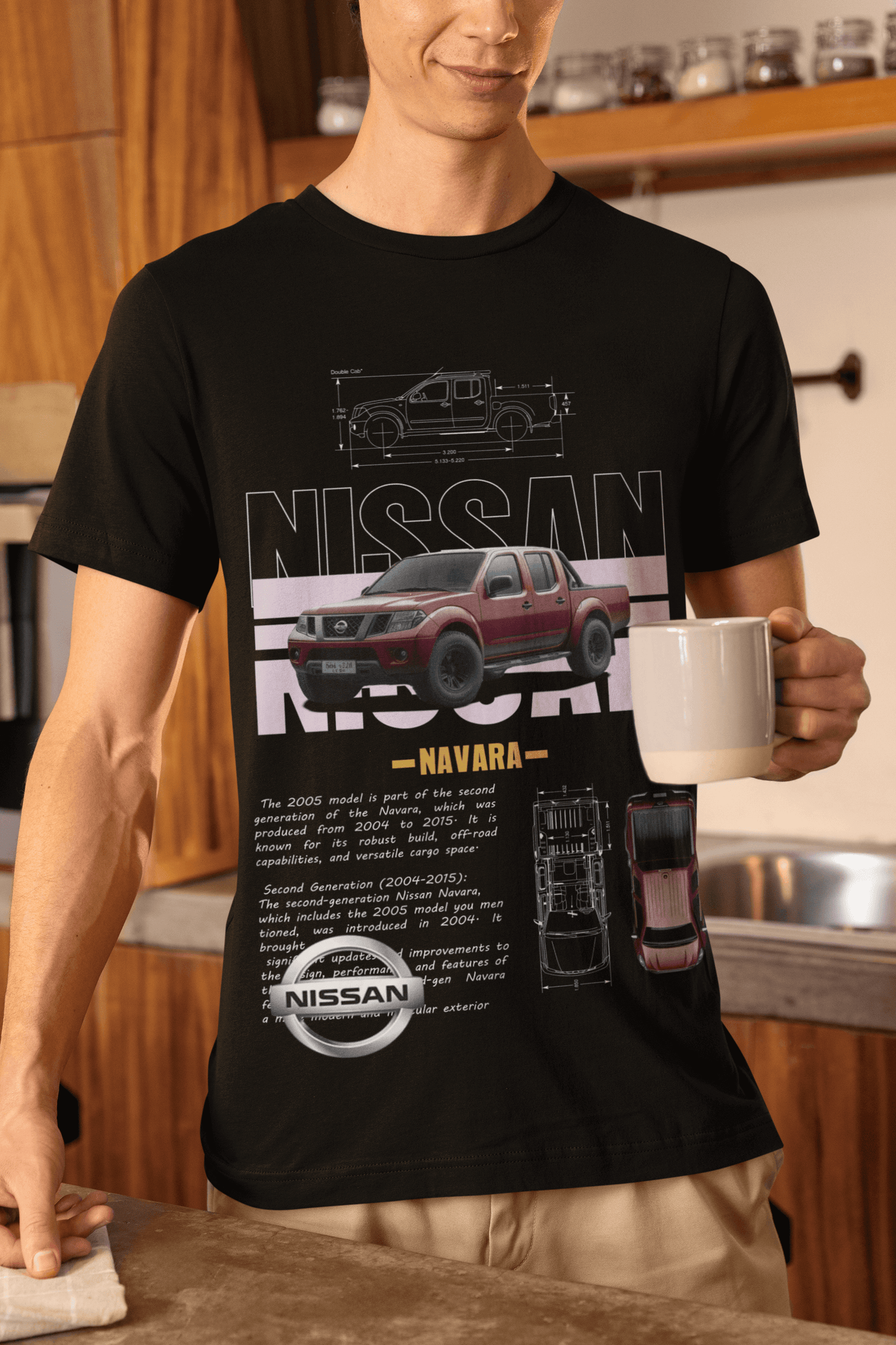 Nissan Navara Graphic T-Shirt — Blueprint Style