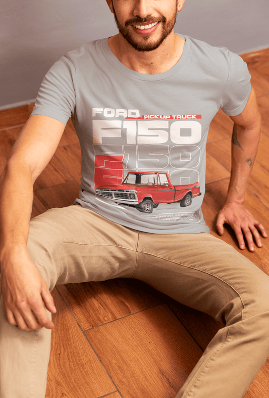 Ford F‑150 Pickup Graphic T‑Shirt — Bold Typography Poster
