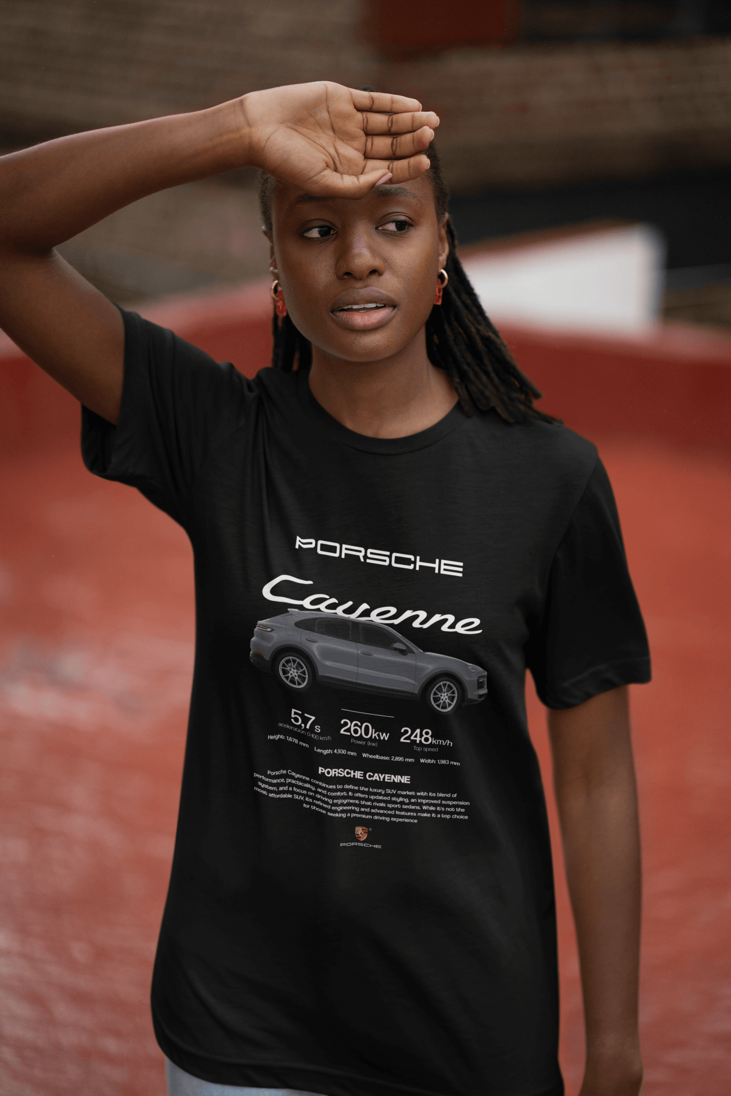 Porsche Cayenne Graphic T-Shirt — Power & Performance Poster