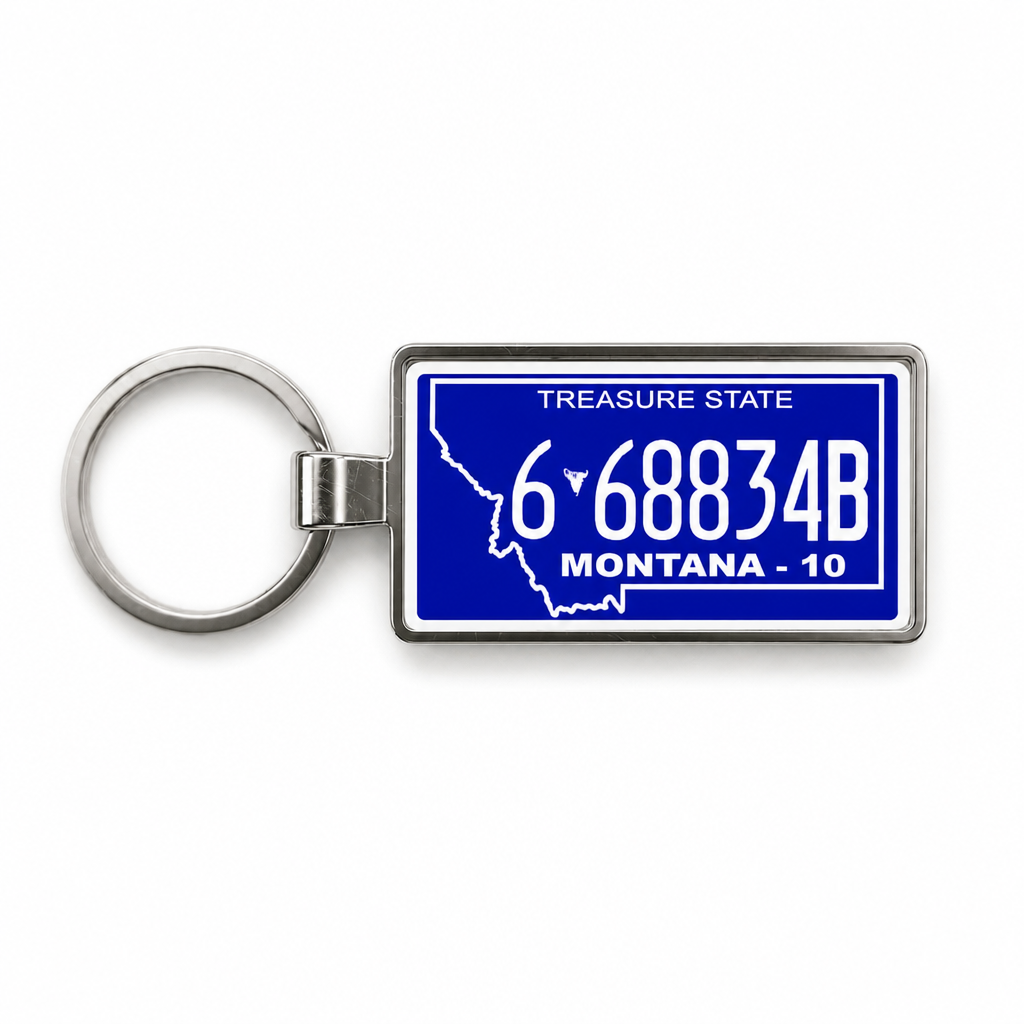 Montana 6 68834B license plate keychain white_bg