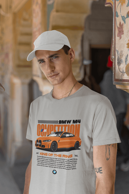 BMW M4 Competition Graphic T-Shirt — King of the Ring Edition