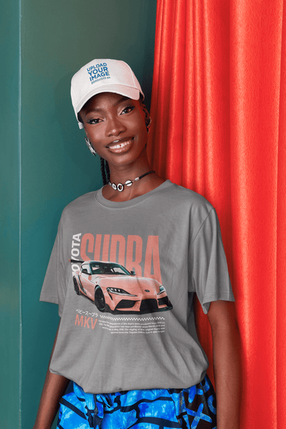 Toyota Supra MKV Graphic T-Shirt — Racing Poster Artwork