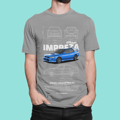 Subaru Impreza WRX STI Graphic Tee — Blueprint All-Wheel-Drive Poster