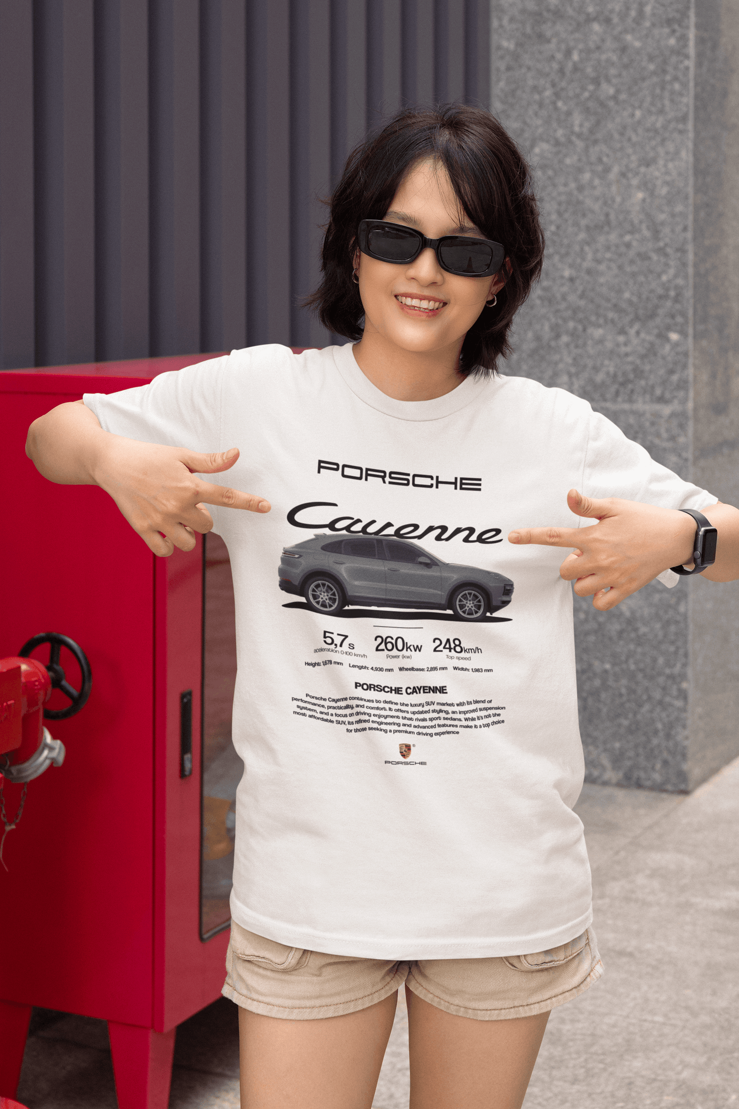 Porsche Cayenne Graphic T-Shirt — Power & Performance Poster