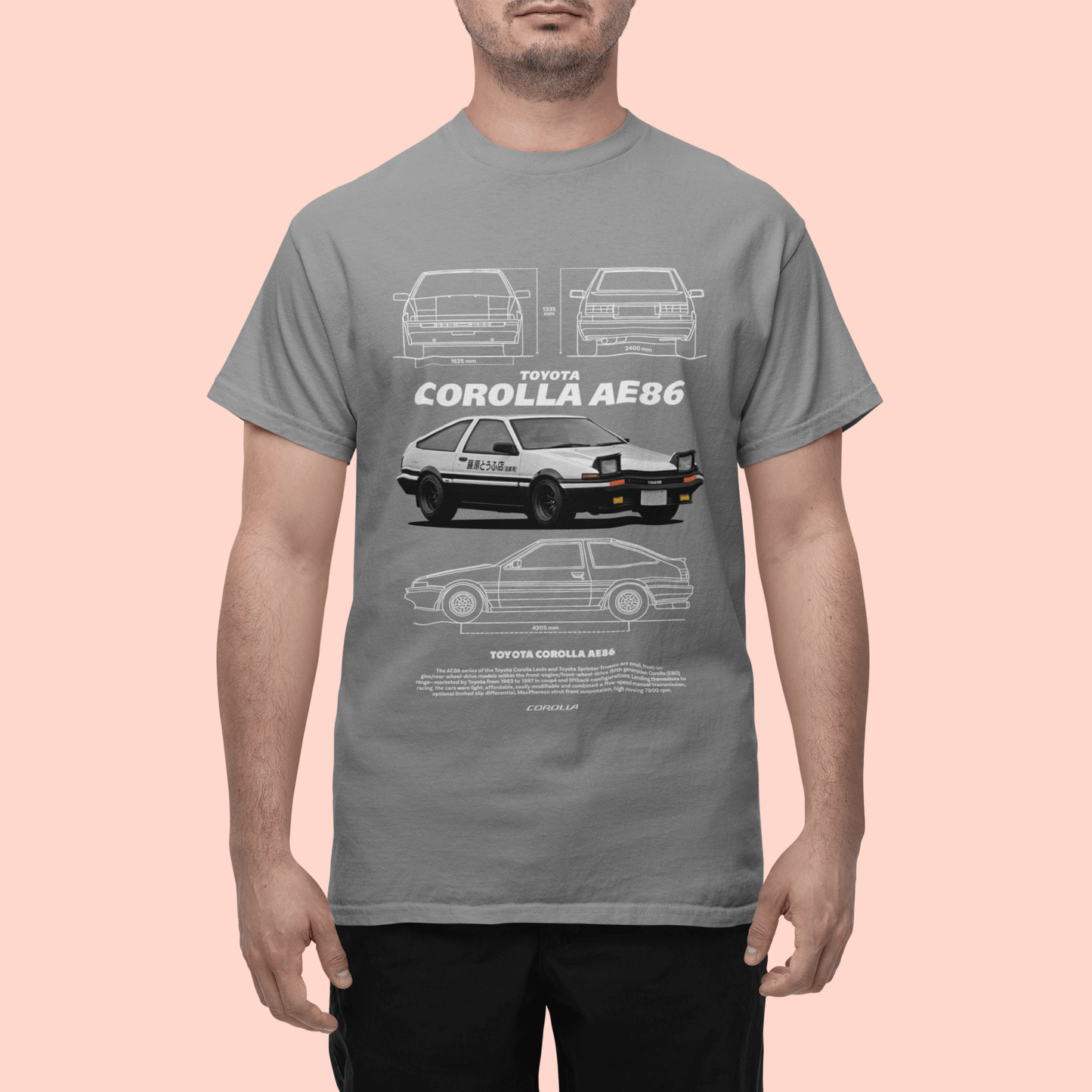 Toyota Corolla AE86 Graphic T-Shirt — Drift Blueprint