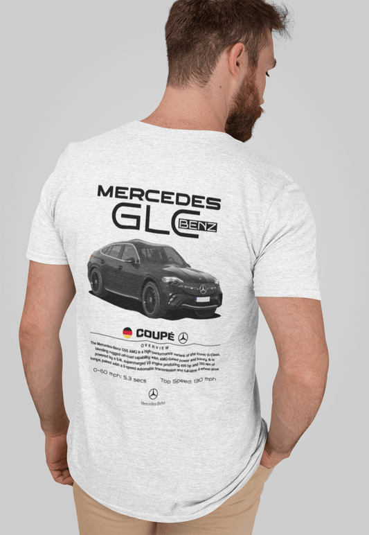 Mercedes-Benz GLC Coupé AMG Graphic T-Shirt — Racing Poster Artwork