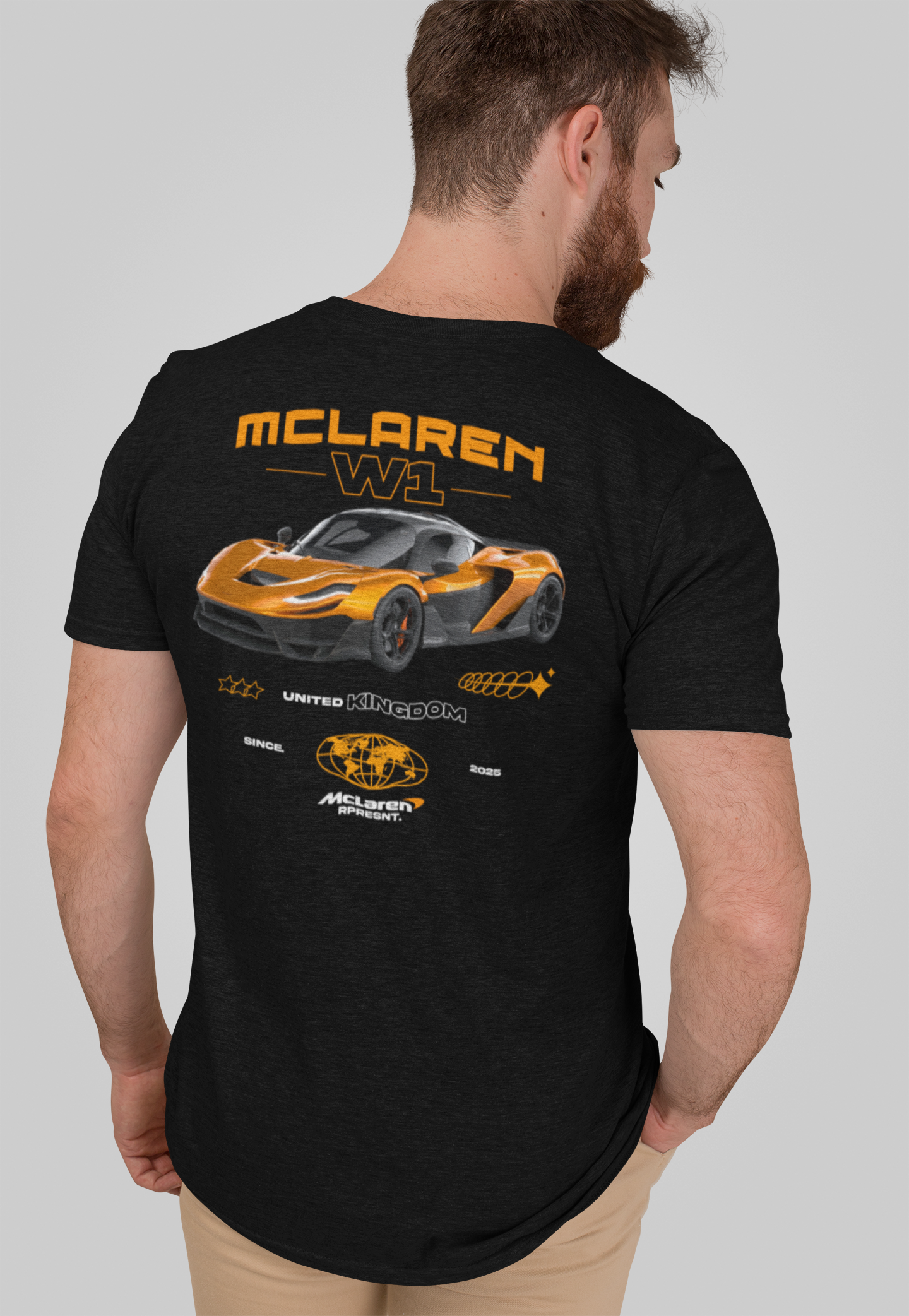McLaren W1 Concept Graphic T-Shirt — Photo & Poster Layout