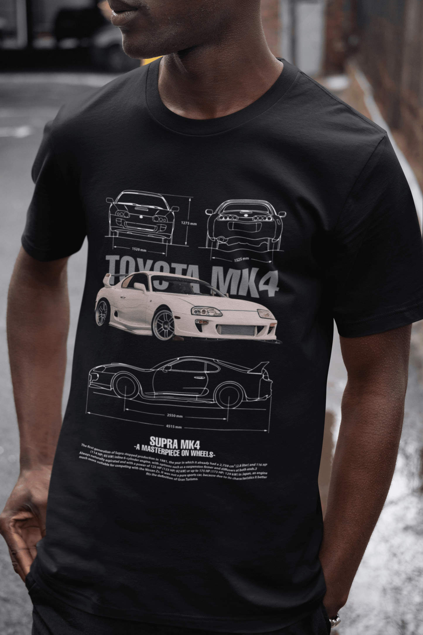 Toyota Supra MK4 Graphic T-Shirt — JDM Blueprint