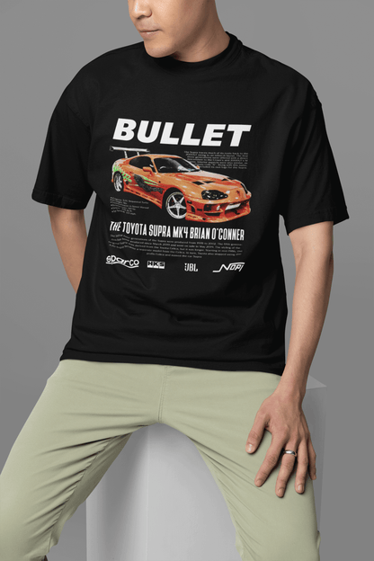 Toyota Supra MK4 Brian O'Conner Graphic T-Shirt — Street Racer Poster