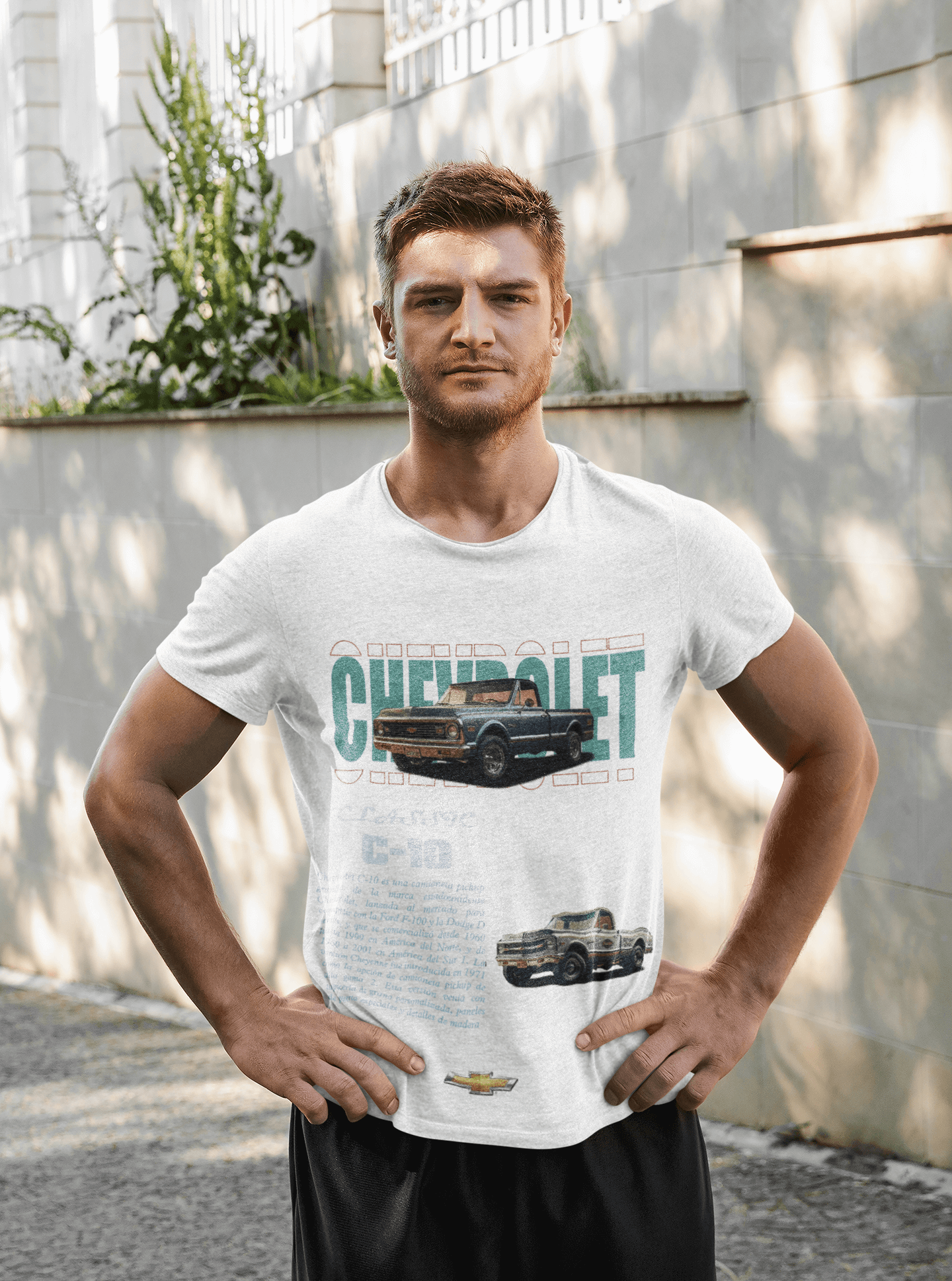Chevrolet C‑10 Classic Pickup Graphic T‑Shirt - Retro Poster Artwork
