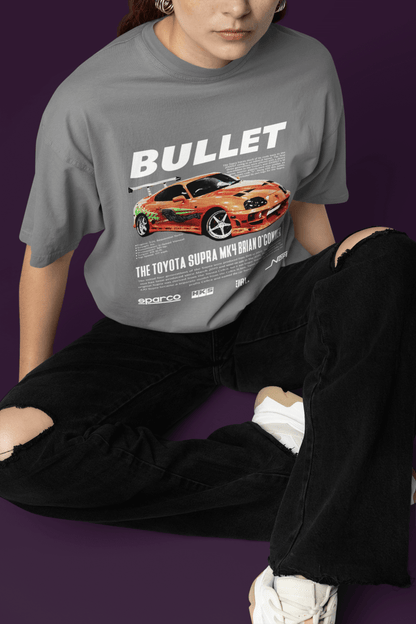 Toyota Supra MK4 Brian O'Conner Graphic T-Shirt — Street Racer Poster