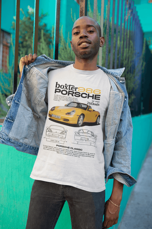 Porsche Boxster 986 Graphic Tee — Classic Roadster Poster