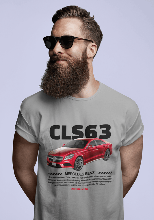 Mercedes-Benz CLS63 AMG Graphic T-Shirt — Racing Poster Artwork