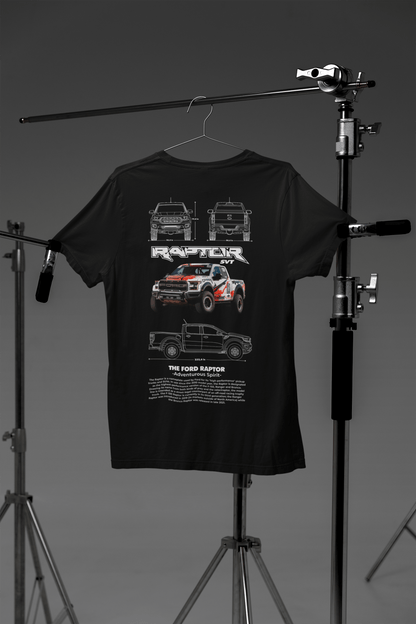 Ford Raptor SVT Graphic T-Shirt — Photo & Line Sketch
