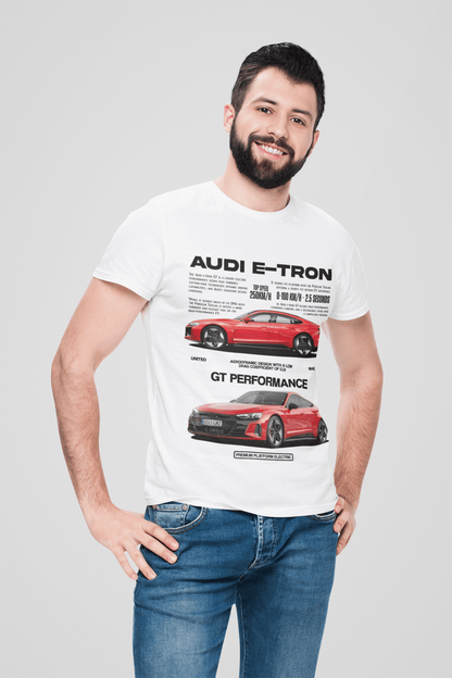 Audi e-tron GT Graphic T‑Shirt — GT Performance — Red