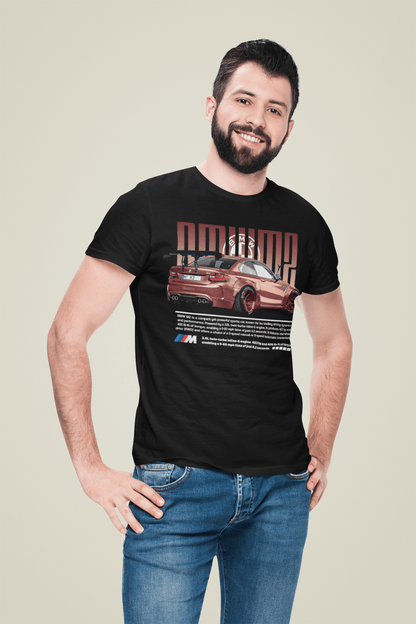 T-shirt graphique personnalisé BMW M2 Performance - Poster « Pocket Rocket » personnalisé 