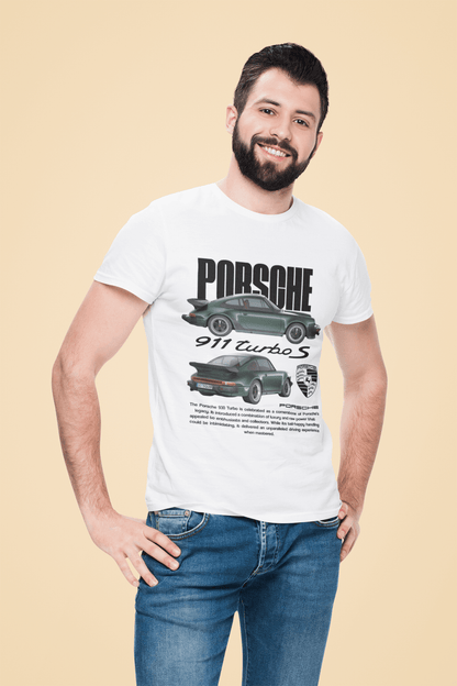 Porsche 930 Turbo Graphic Tee — Classic 911 Turbo Poster