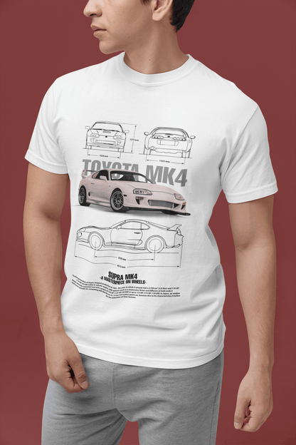 Toyota Supra MK4 Graphic T-Shirt — JDM Blueprint