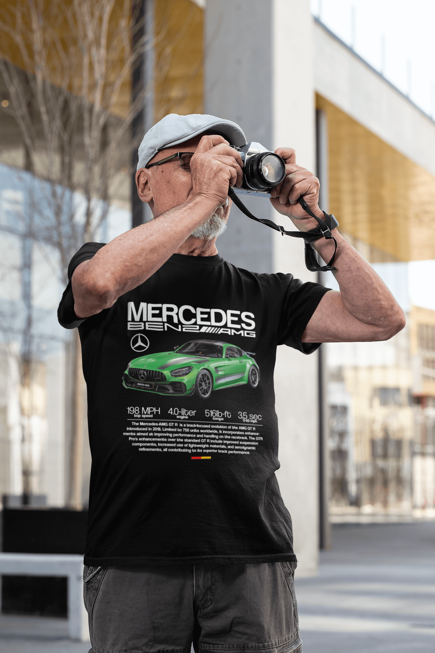 Mercedes-AMG GT R Pro Graphic T-Shirt — Photo & Specs