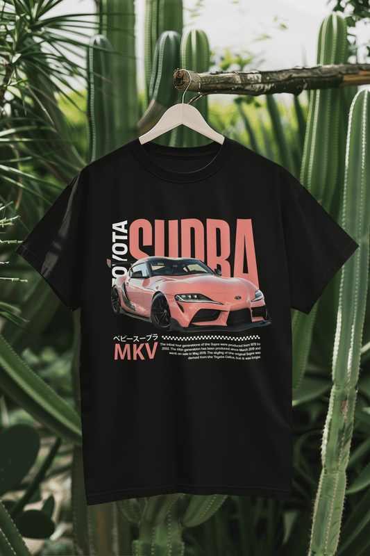 Toyota Supra MKV Graphic T-Shirt — Racing Poster Artwork