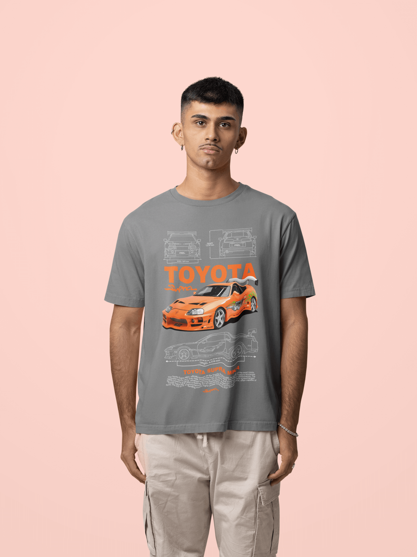 Toyota Supra MK4 Graphic T-Shirt — Fast Street Blueprint