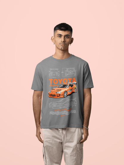 Toyota Supra MK4 Graphic T-Shirt — Fast Street Blueprint