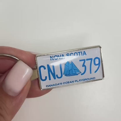 Nova Scotia Custom License Plate Keychain