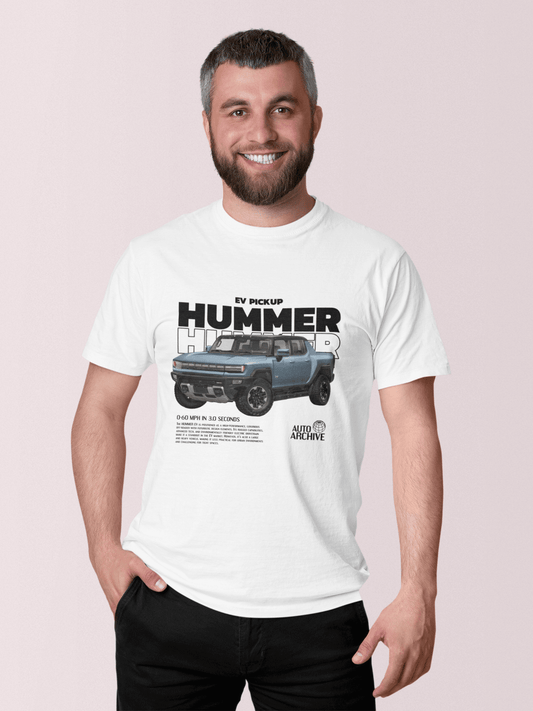 Hummer EV Pickup Graphic T-Shirt — Photo & Poster Layout