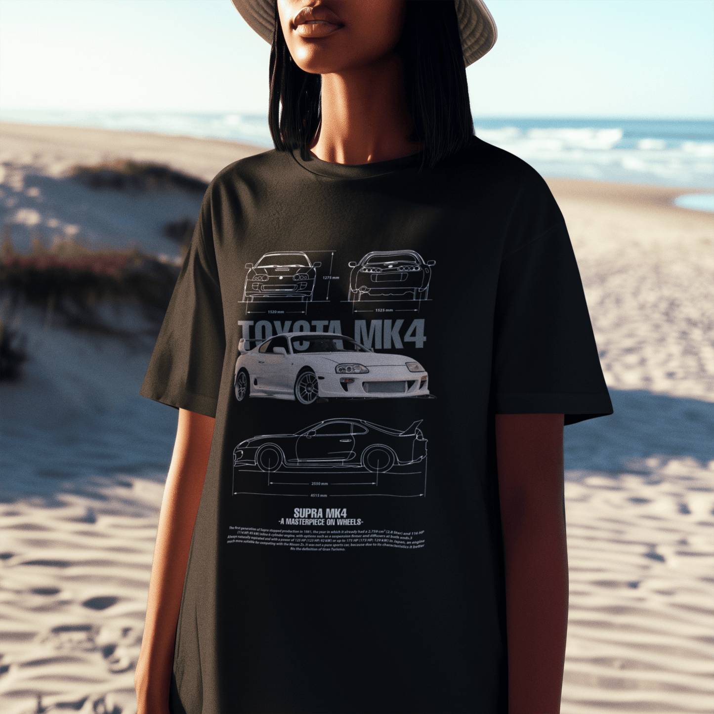 Toyota Supra MK4 Graphic T-Shirt — JDM Blueprint