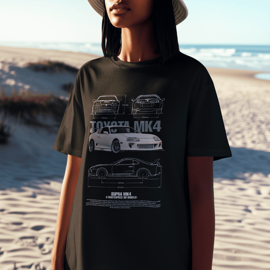 Toyota Supra MK4 Graphic T-Shirt — JDM Blueprint
