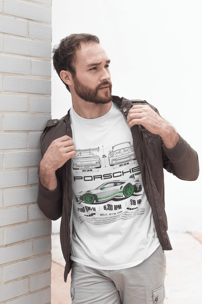 Porsche 911 GT3 RS Graphic T-Shirt — Blueprint Performance Poster