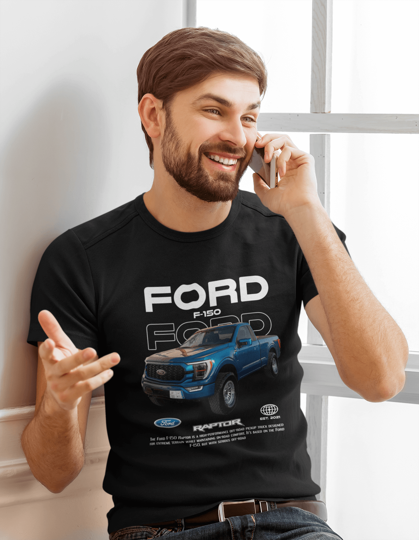Ford F‑150 Raptor Graphic T-Shirt — Off‑Road Poster