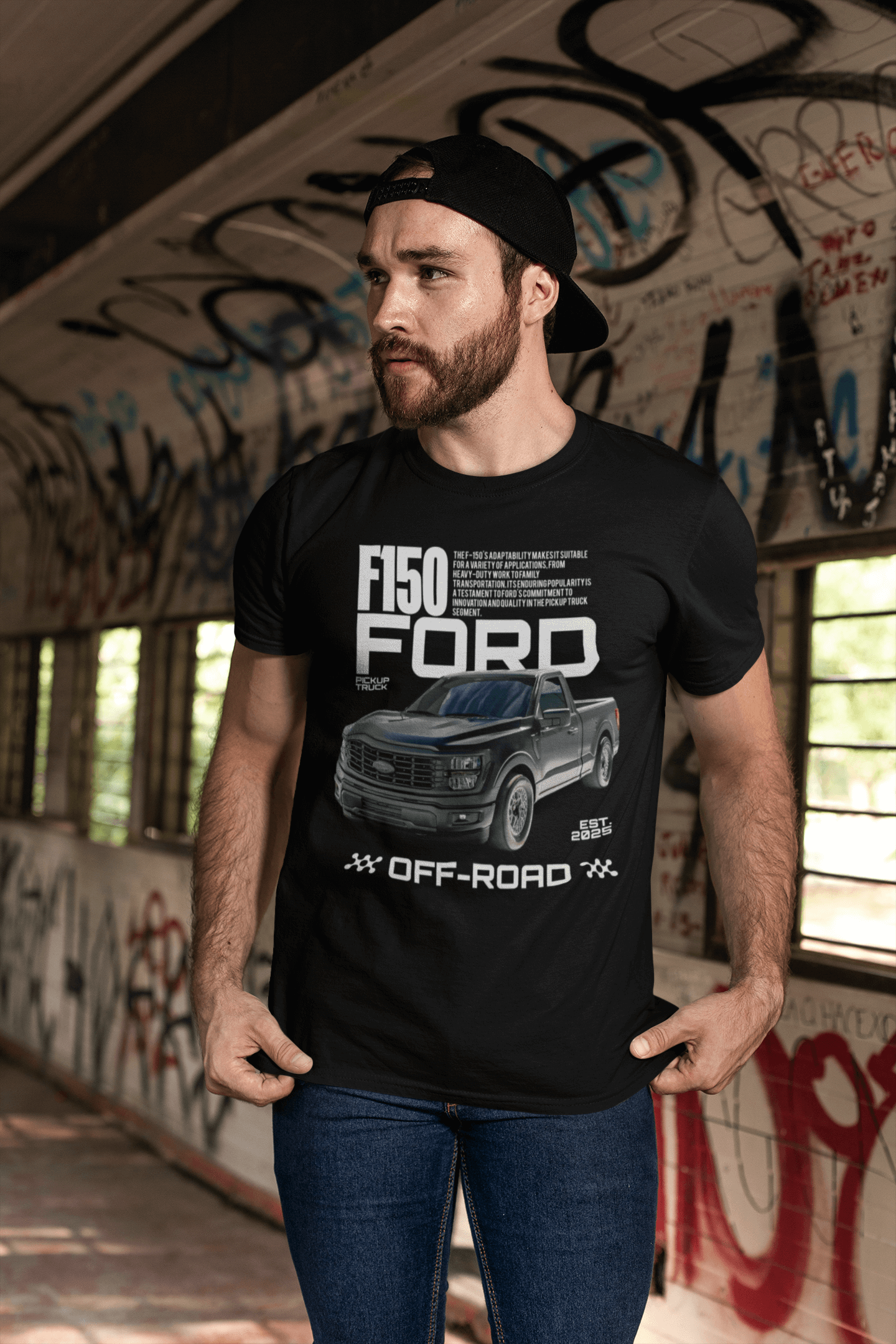 Ford F‑150 Graphic T‑Shirt — “STRONG Heavy‑Duty” Photo