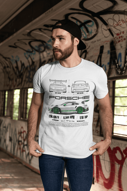 Porsche 911 GT3 RS Graphic T-Shirt — Blueprint Performance Poster