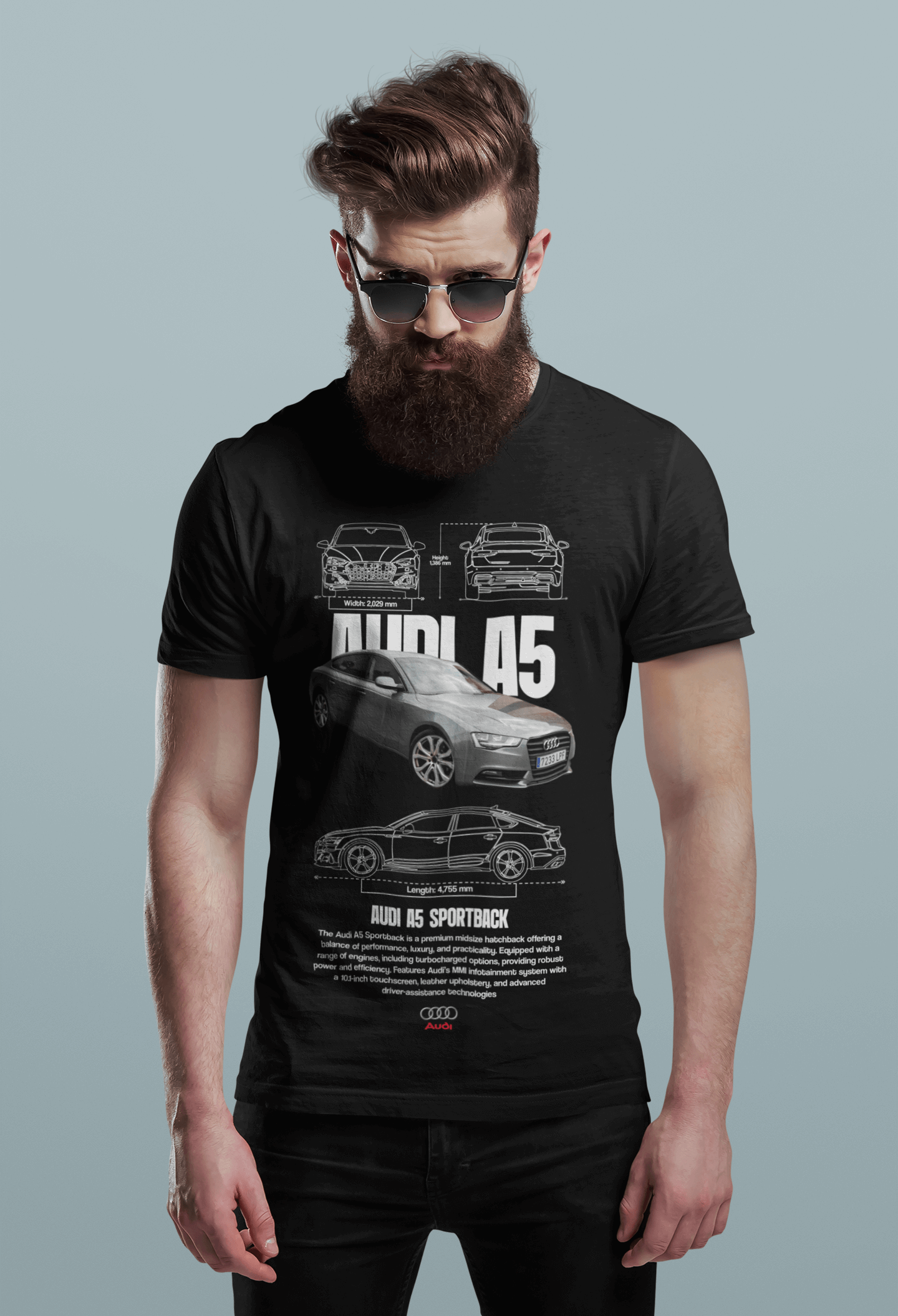 Audi A5 Sportback Graphic T-Shirt
