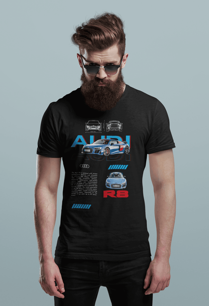 Audi R8 Graphic T-Shirt — Car Illustration