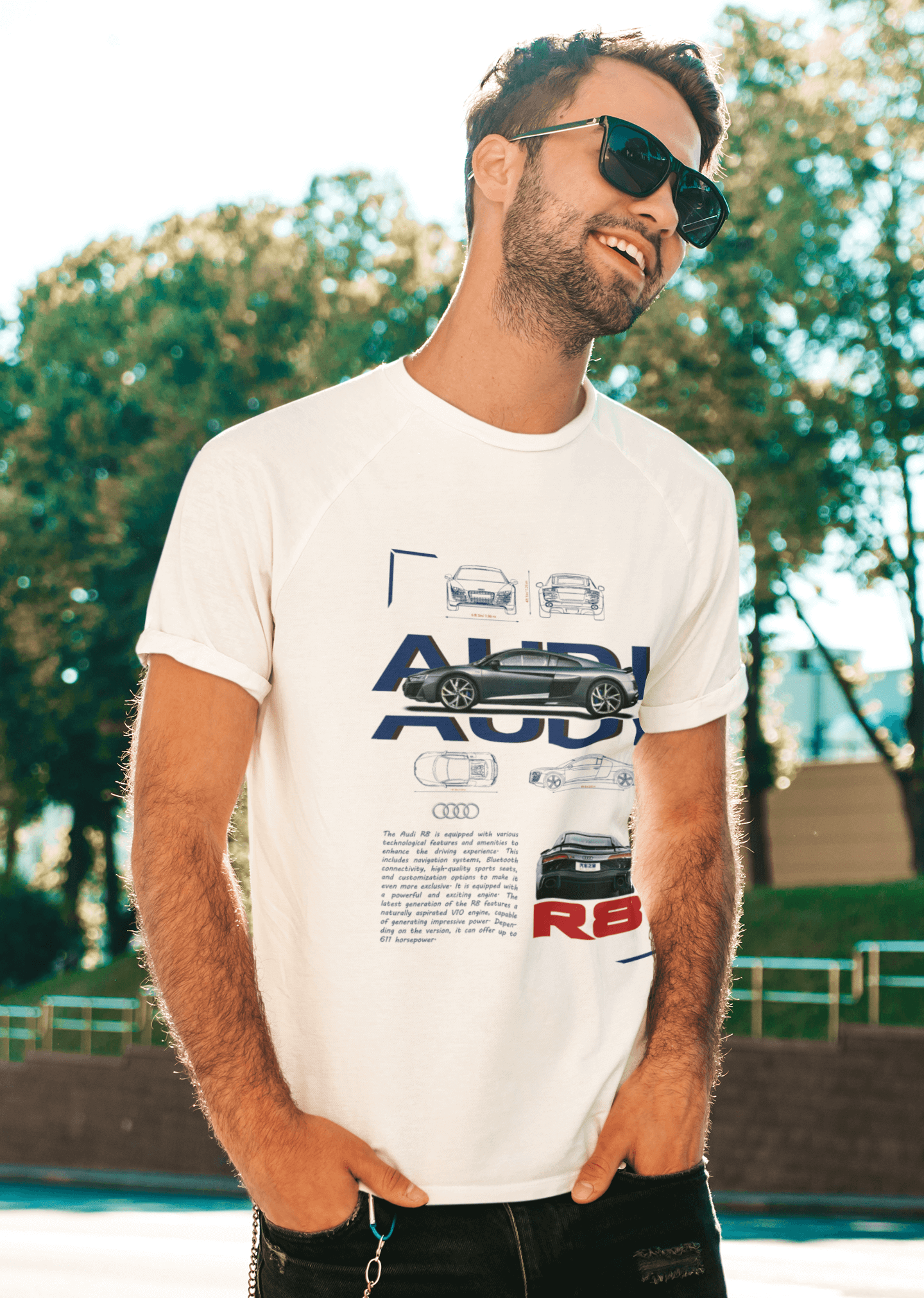 Audi R8 Graphic T-Shirt