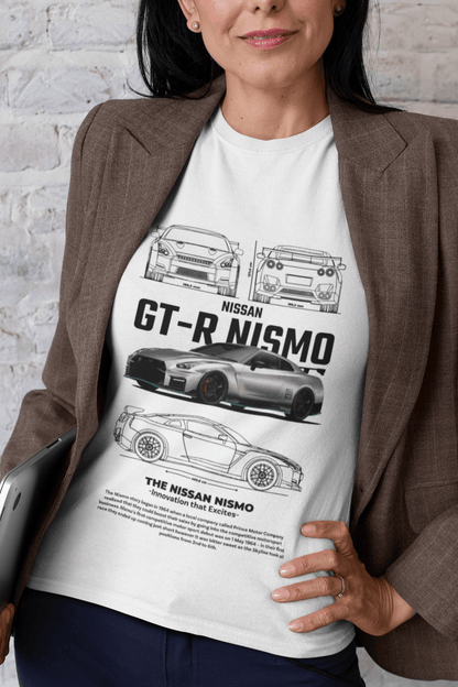 Nissan GT-R NISMO Graphic T-Shirt — Blueprint JDM Supercar Style