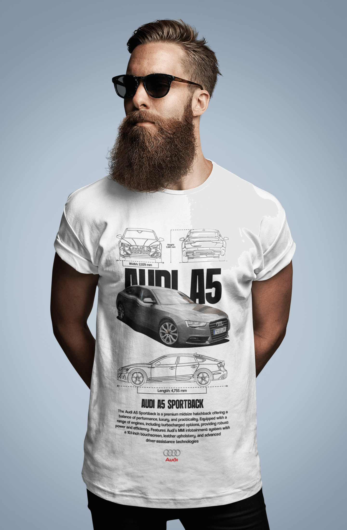 Audi A5 Sportback Graphic T-Shirt