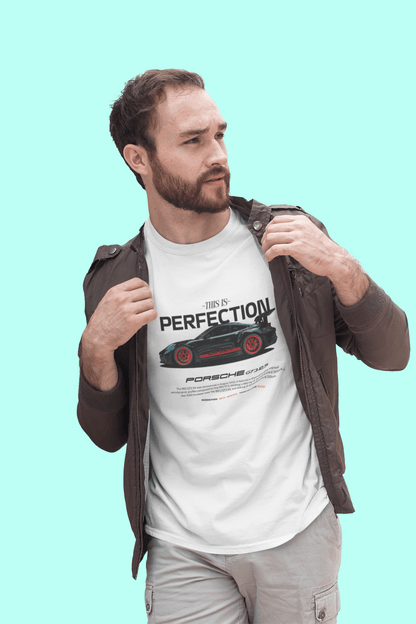 Porsche 911 GT3 RS Graphic Tee — Perfection Track Poster