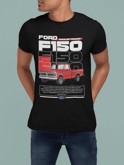 Ford F‑150 Pickup Graphic T‑Shirt — Bold Typography Poster