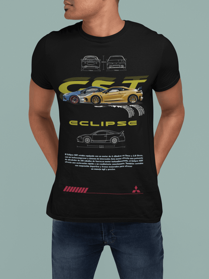 Mitsubishi Eclipse GST Graphic T-Shirt — Blueprint Style